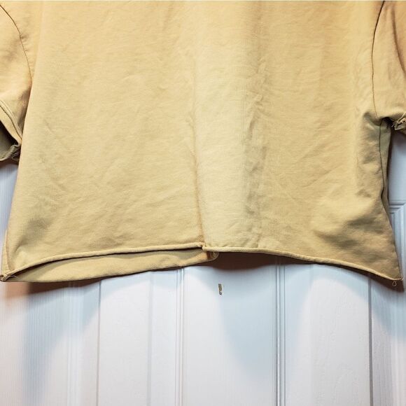 Solid Raw-cut Boxy cropped tee - Picture 5 of 6